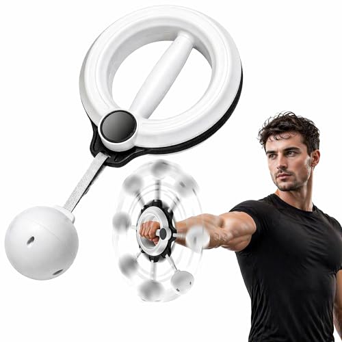 WildWhale Infinity Hoop Arms 360 Rotating Wrist Forearm Trainer for Exercise Arm Infinity Hoop for Shoulder & Chest Home Workout Equipment