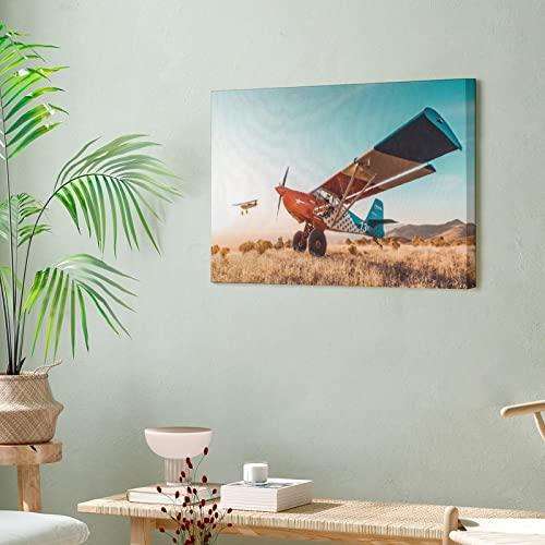Wall Prints Trent Palmer Bush Plane Poster Surrealism Poster Vintage Decor Canvas Wall Art Prints For Wall Decor Room Decor Bedroom Decor Gifts Posters 20X26Inch(51X66Cm) Frame-Style #TOP5
