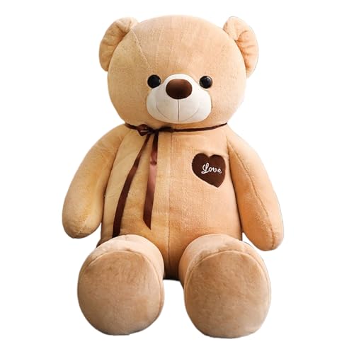 Gran Oso | Muñeca adorable gigante de 55 pulgadas, oso de peluche grande, para niños, niñas, niños, adultos, Navidad, Halloween, San Valentín, cumpleaños, sofá, dormitorio, sala de estar, guardería, f