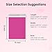 TRAEKESYI Pink Poly Mailers 10x13, 100 Pack - Waterproof, Strong Adhesive Shipping Bags for Clothing and Small Businesses - Durable Mailing Envelopes
