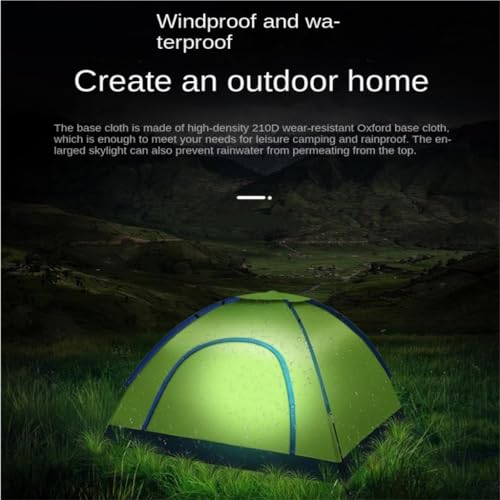 Carpa ligera para camping 3-4 personas resistente al sol miniatura 7