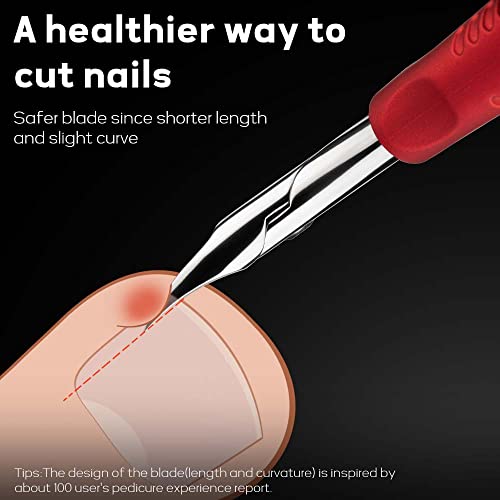 Toenail Clippers, Professional Nail Clippers For Thinck & Ingrown Nails, Upgraded Toe Nail Clippers For Men, Podiatrist Toenail Clippers Fingernail Clippers Wanmat #TOP2