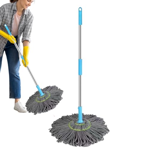 Mopa ajustable con cabezal deshidratado giratorio para hogar 2