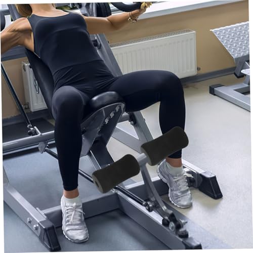 Abaodam 6 piezas cubiertas de espuma para extensión de pierna, almohadillas de pie para máquina, reemplazo para equipo de gimnasio para ejercicio en casa, entrenamientos de fuerza miniatura 5