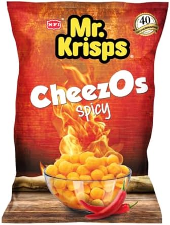 Mr. Krisps Spicy Hot Cheezo's 80g