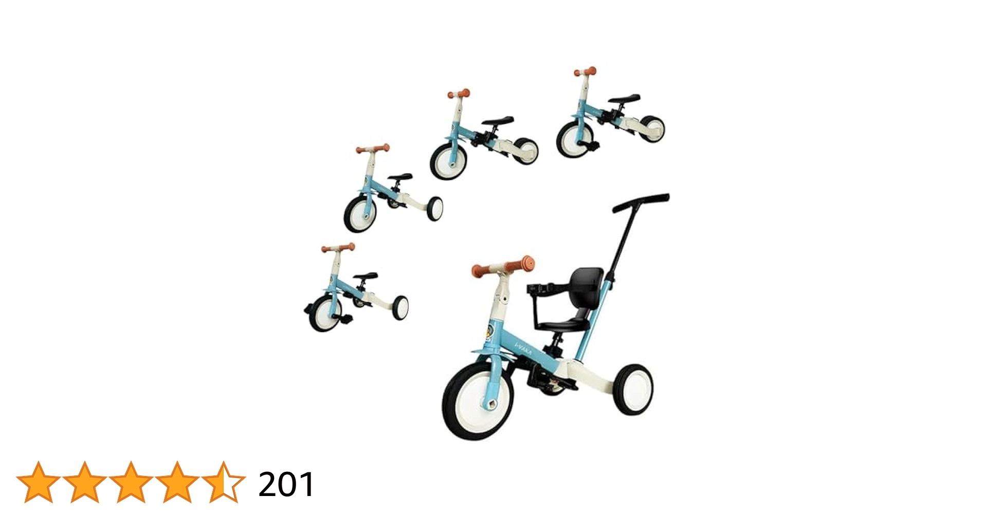 Amazon.co.jp: Nijakise子供用三輪車 5in1三輪車 ランニング
