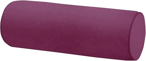 Fundas de almohada cilíndricas para el cuello de 16 x 6 pulgadas con cremallera oculta para decoración del hogar y el cuello, rollo cervical,