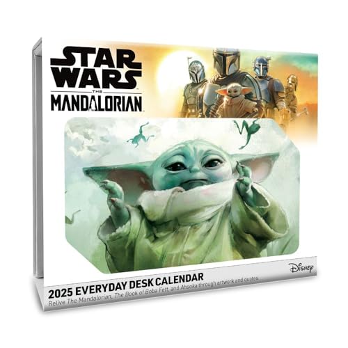 Star Wars The Mandalorian Desk Block Calendar 2025