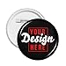 Custom Pins - Custom Button Pins - Design Your Own Personalized Pinback Buttons 20 PCS Large