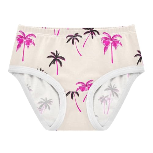 Girls' Underwear Summer Beach Palm Tree Toddle Brief Panties 20301132