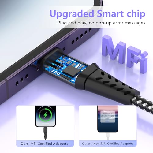 Câble USB C vers Lightning 5m à charge rapide pour iPhone 14 et iPad - 6
