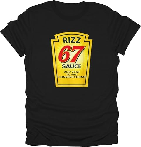 Rizz 67 Sauce Six Seven Parody Trending Memes T-Shirt image 4