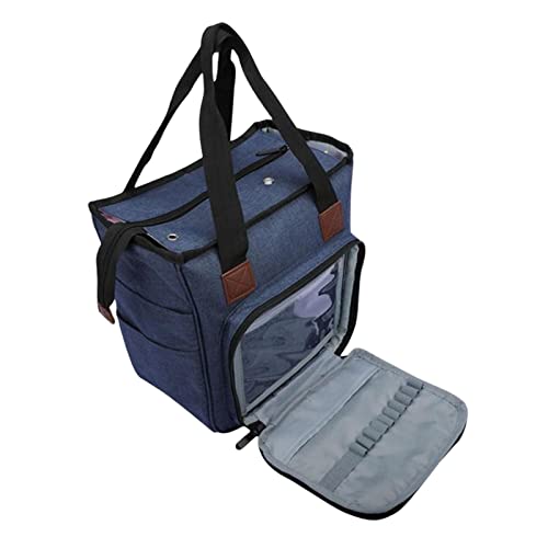 Vaveren Bolsa De Tricô Portátil Para Suporte De Bolsa Para Fio De Linha Manuais De Suprimentos De Co