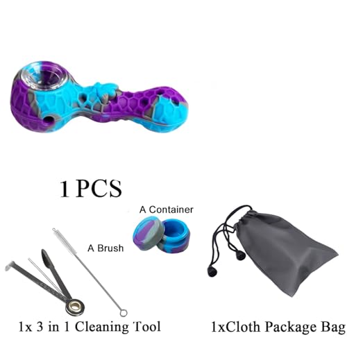 Tobacco Pipe Accessories Kit Portable Pipe Complete Set, For Easy Carrying With Packaging Bag - Thumbnail 3