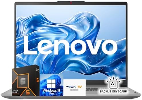 Lenovo IdeaPad Slim 3 Business Laptop, AMD 6-Cores Ryzen 5 5625U ...