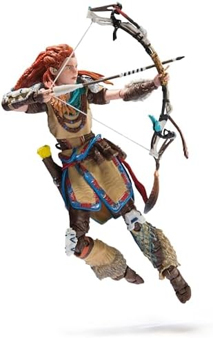 PlayStation Horizon Forbidden West, Deluxe 6” Aloy Action Figure with 15 Accessories, The Shapes Collection, for PS5 Fans & Collectors Ages 17+ — view 6
