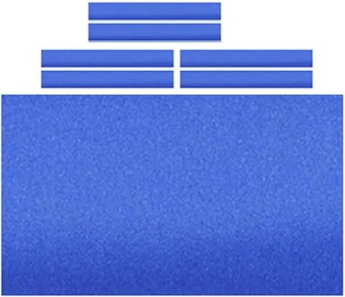 OSTsauY Pool Table Cloth (Includes 6-Piece Edge Banding), Billiard Felt, 3 Colors Available, Speed For Tables �r�����[�h�e�[�u���N���X(Blue)