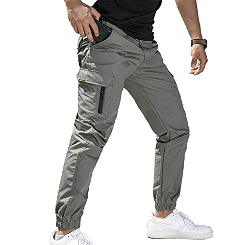 Pantalon militaire tactique anti-déchirure en taille M avec poches cargo et motif camouflage
