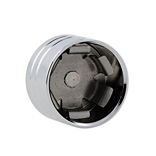 10Pcs Chromed Cnc Aluminum Push-On Topper 7/16" 11.5Mm 304 Socket Head Bolt Cap Cover Compatible With Harley Cruiser Motorcycle #TOP4