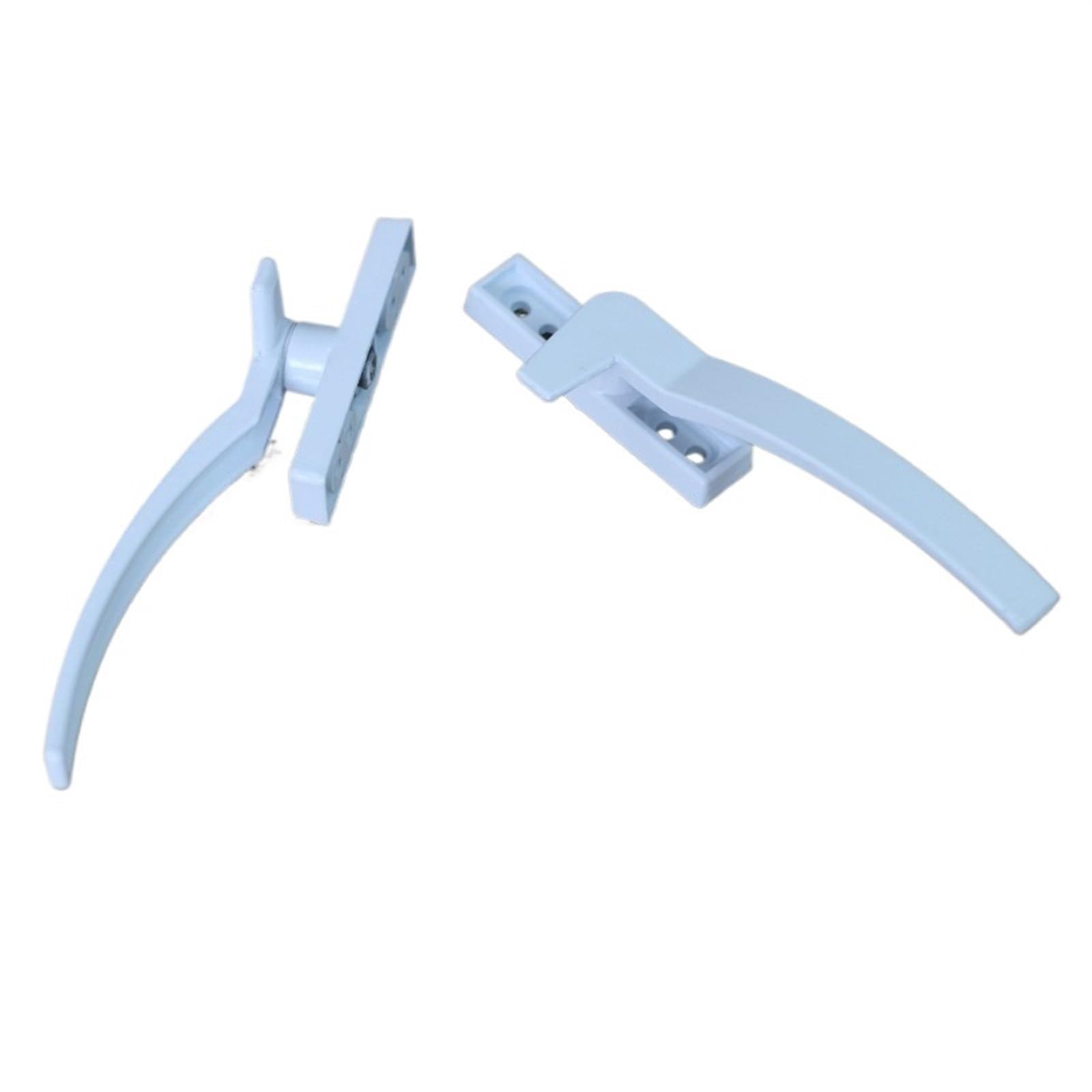 Maniglie per finestre in PVC con Serratura, in Lega di Alluminio e per Porte con Serratura (2 Pezzi)