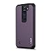 J&D Case Compatible for LG Phoenix 2 / LG Escapte 3 / LG K8 2016 Case, Heavy Duty Dual Layer Hybrid Shock Proof Protective Rugged Bumper Case for LG Phoenix 2, LG Escapte 3, LG K8 2016 Case, Purple