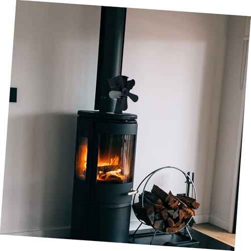 Ventilateur de cheminée sans pile UKCOCO pour poêle à bois domestique - 5