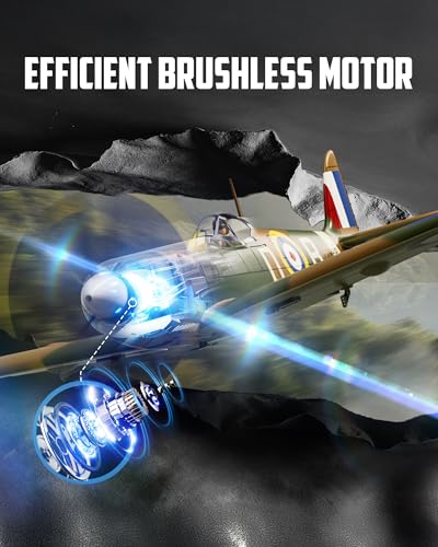 Image of volantexrc Brushless RC Plane, 4CH Remote Control Airplane for Beginners