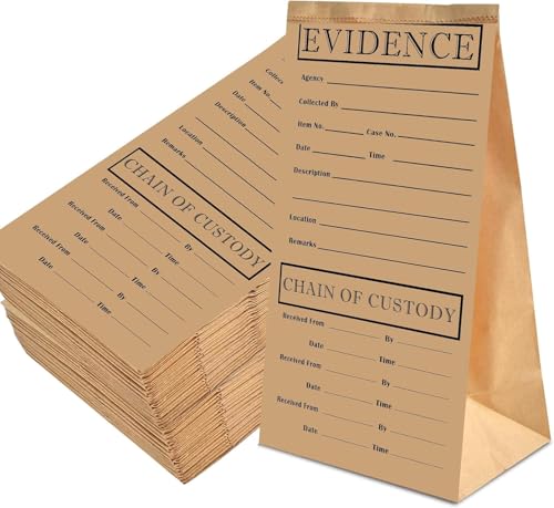 Bolsas para pruebas de laboratorio escolar y talleres de criminología wootile de papel