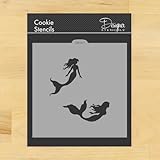 Mermaids Cookie and Craft Stencil CM069 by Designer Stencils