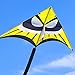 Kaiciuss Huge Delta Kite for Adults Easy to Fly, 8.2 Ft Giant Single Line Kite, Extra Large Beach Kite with 30M Kite Tail and 300FT Kite Handle (Yellow)