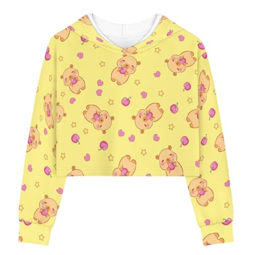 Cute Top for Girls 5-14 Long Sleeve Hoodie for Kids Girls' Fashion Hoodies & Sweatshirts Casual Fall Clothes