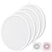 4 Pack Nail Dust Collector Replacement Filter Compatible with MelodySusie Nail Dust Collectors, Models SPro/ XC320J, Attach 99% of Nail Dust and Fly Ash, Reusable Acrylic Nail Tool, White