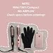 Lafesro Thermal Brush, MINI & Tiny 1 Inch Ionic Curling Brush for Shiny Hair, Tourmaline Ceramic Ionic Curling Iron Brush for Short to Medium Hair, Adjustable Temperature, Dual Voltage, Compact-Size