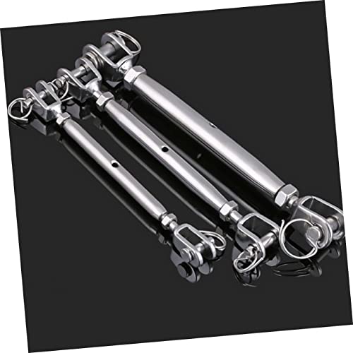 PartyKindom 2pcs Tensores de Acero Inoxidable para Cables, tipo Quijada, para Tensión de Cables y Cuerdas, Diseño de Acabado Suave para Uso Profesional miniatura 7