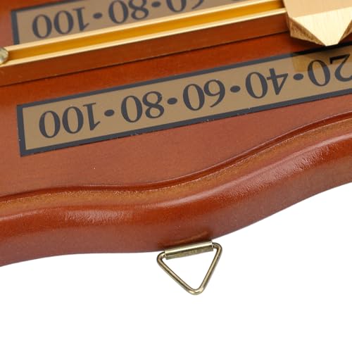 Marcador para billar de madera y aluminio 4 pistas miniatura 6