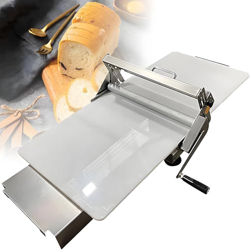 Machine à rouler la pâte manuelle, épaisseur réglable pour une pâtisserie parfaite, idéale pour les cuisines commerciales et la pâtisserie maison