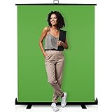 ✔️ Pantalla Chroma de nivel Profesional: Esta pantalla verde es ideal para la cámara chroma keying, puede eliminar fácilmente el fondo y poner cualquier fondo para sus necesidades.