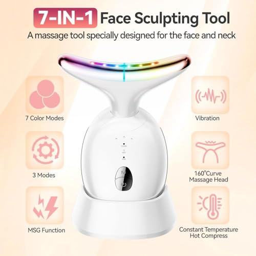 7 Color Facial Massager with Vibration
