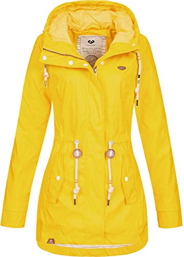 Preisvergleich Produktbild Ragwear Damen Regenjacke Monadis Rainy 1911-60037 Yellow (6028) XXL