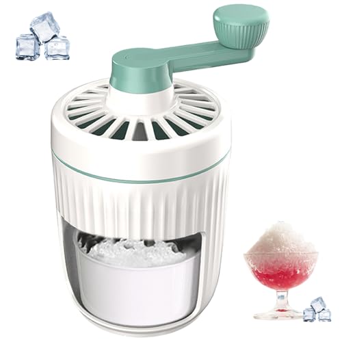 Machine à cônes de neige portable verte avec bac pour vos pique-niques - 5