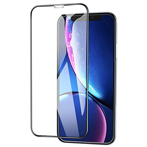 Image of Full Glue Edge to Edge Tempered Glass Screen Protector Compatible with iPhone 11 /XR with Free Complete Easy Installation Kit.
