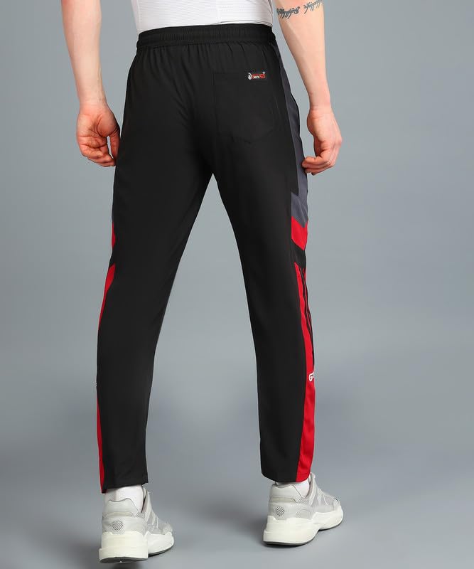 Image of Lightwaight 3 Zipper Pockets Regular fit Running Track Pants for Men | Lowers for Men |Sports Track Pant for Men Polyester