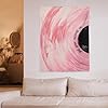 Trendy Pink Vinyl Record Tapestry Wall Hanging for Retro Music Art Print Trendy Y2K Aesthetic Tapestries Wall Decor for Girls Preppy Room Dorm Apartment30 x40 Tapestry #5