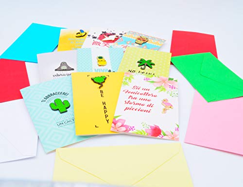 Cartes avec Pins et broches App lot de 9 badges colorés pour customisation textile