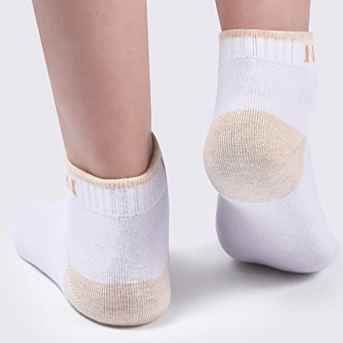 NinetoFiveLife Womens Ankle Socks Girls Socks Cotton Low Cut Athletic Running,Soft,Comfortable,Breathable 6 Pairs4