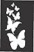 Butterfly Family- Die Cut Vinyl Window Decal/sticker for Car , Truck, Laptop 3.5"x8" (white)