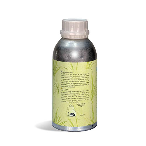 Iris Aluminum Lemon Grass Fragrances Vaporizer Oil, 1 L Refill (INFV0272LG)