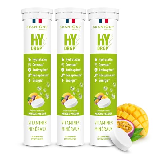 Electrolytes Hydratation - Granions Hydrop - Pack x3 - Mangue Passion