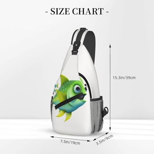 Bolso Cruzado Deportivo Negro para Hombre y Mujer miniatura 3