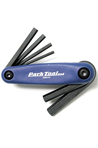 Jeu de clés hexagonales Park Tool AWS-11 outillage vélo pliant tailles 3 à 10 mm